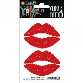HERMA 15294: Mädchen & Jungen – Temporäre Lippen-Sticker