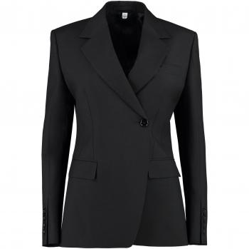 Double-Breasted Black Blazer for Women by Burberry
