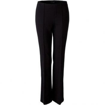 Oui Flared Stoffhose mit fixierten Bügelfatlen – Damen – Grau – Größe 36