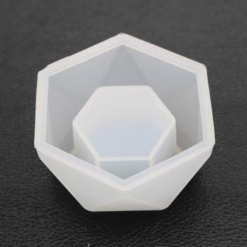 Moules artisanaux en silicone pour pots de fleurs polygonaux