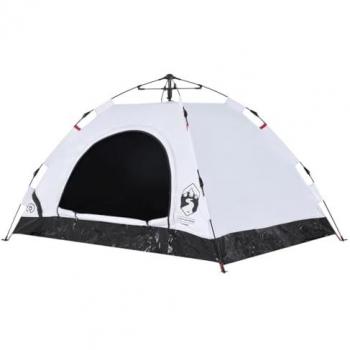 White Blackout Fabric 2-Person Quick Release Camping Tent