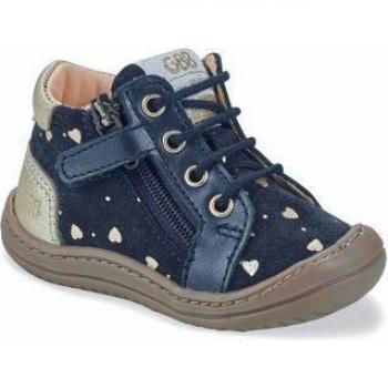 GBB FLEXOO ZIPETTE High-Top Girls' Shoes in Blue