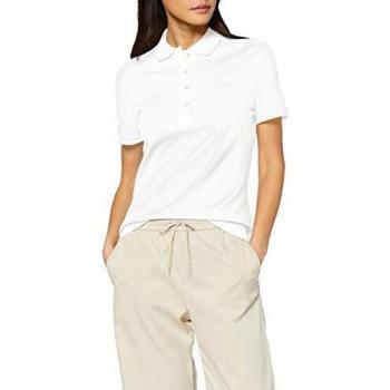 Polo Lacoste Femme Slim Fit Blanc 42