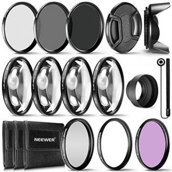 Neewer 58MM Complete Lens Filter Accessory Kit