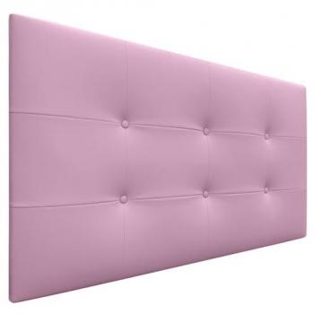 Cabecero Tapizado en Polipiel Rosa 90x60cm