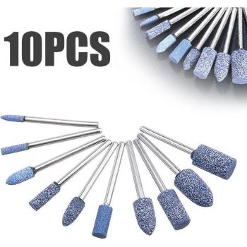 10pcs 4-10mm Grinding Bits for Auto Ceramic Stone