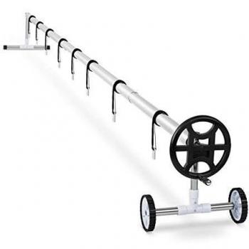 Enrouleur de Bâche à Bulle Solaire Uniprodo 4,2-5,2 m Hors Piscine