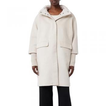 COMMA Wollmantel beige | Größe 38 – 2174073