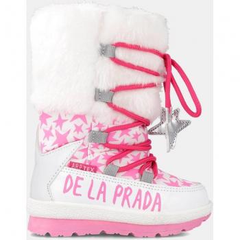 Botas de niña Agatha Ruiz de la Prada tipo apreski con pelito y estrellas
