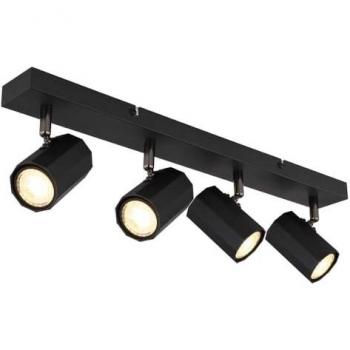 Rivolux 4F‑Nero: Lampada da Soggiorno con Fari GU10