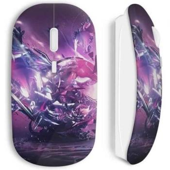 Mouse Sin Cable Explosión Violeta