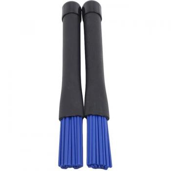 2pcs Rubber Handle Jazz Drum Brushes