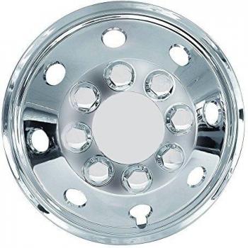 Carpoint 2210205 14 Inch Chrome Cone-Shaped Wheel Cover Set
