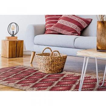 Tessuto Jacquard Oasi 57x600 in Rosso