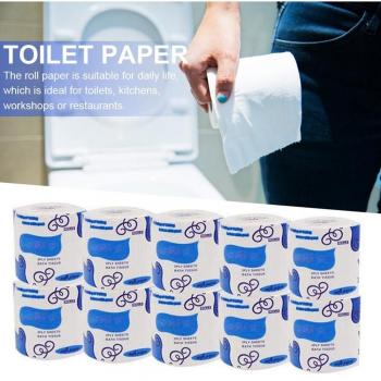 Handtücherartige WC Rolle – 10 Packung – Dreischicht