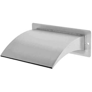 Cascata per Piscina in Acciaio Inossidabile 30x9x26 cm Argento