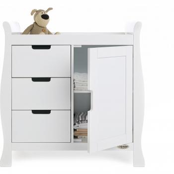 Obaby Stamford Sleigh Diaper Changing Table
