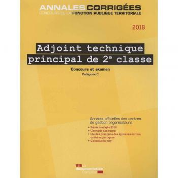 Adjoint technique principal de 2e classe : Concours et examen