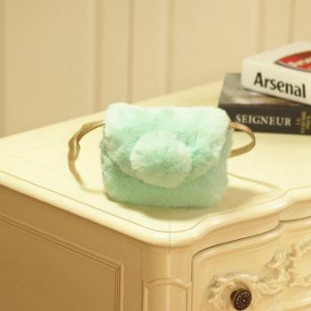 Sac à main en fourrure pour petites filles