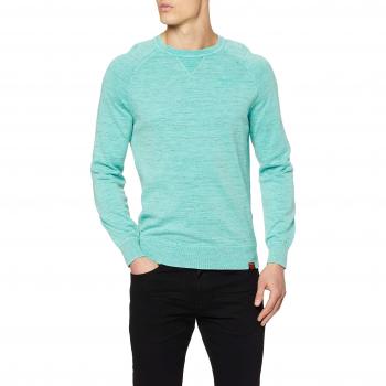 Superdry Herrenkapuzenpulli Garment Dyed L.A., Rundhalsausschnitt, Washed Montrose Grün, XL