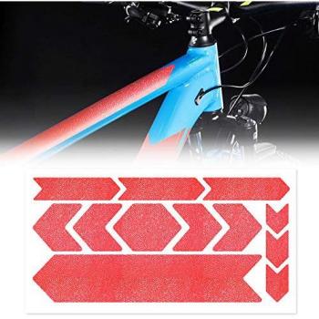 Adesivo Protezione Telaio MTB RHINO 4R – Rosso Fluo 35x17,5 cm