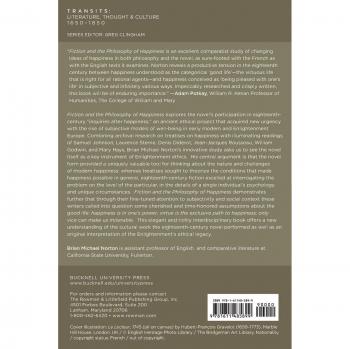 Fiction and the Philosophy of Happiness: Ethical Inquiries in the Age of Enlightenment by Bucknell University Press