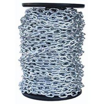 Cadena zincada WURKO 7mm eslabón corto 27mt bobina 25kg