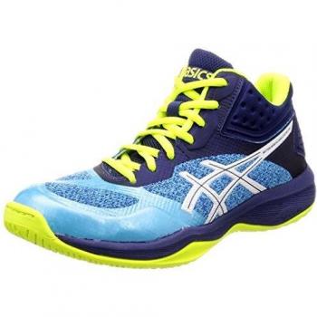 Asics Blue Women's High-Top Netburner Ballistic FF MT Trainers