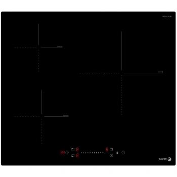 Fagor FAI3537 Piano Cottura A Induzione 60cm 3 Fuochi 6600w Nero