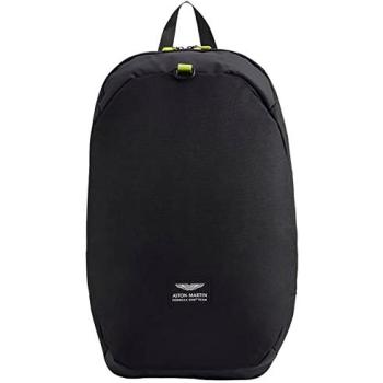 Aston Martin F1 Official Team Backpack – Black Base, Green Detail