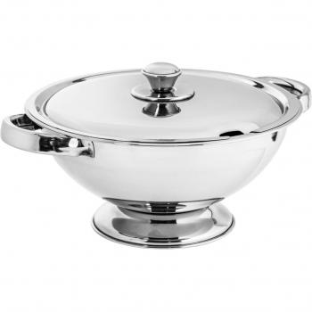PULSIVA Tacet Zuppiera 2000ml argento 24x11 cm