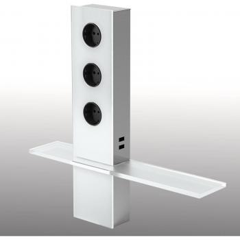 Multipresa Power con USB e mensola Evotec