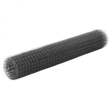 Alambrado de Acero PVC Gris 10x1 m Maison Exclusive