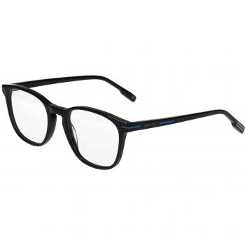 Gafas recetadas para hombre negras con armazones de tipo masculino y tamaño de lentes 53