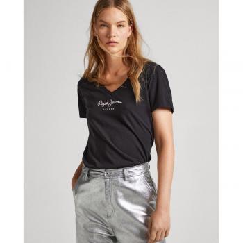 Regular Fit T-Shirt Wendy Nero di Pepe Jeans