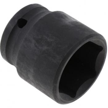Robuuste 30 mm Metrische Impact Stekker met 1/2 Inch Aandrijving, 6-Punt, Zwart