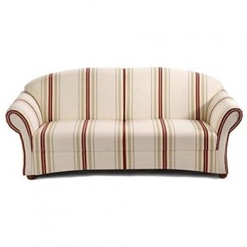 Weißes Max Winzer 2,5‑Sitzer Sofa – Corona Baumwollgewebe