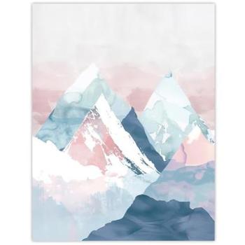 Pink Dawn Mountains Canvas – 24 x 32