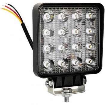 Lumière de service 12/24V, 48W, 16 diodes