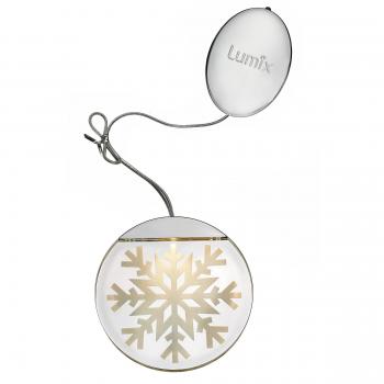 KRINNER 76100 LED-Schnellglanz – Fensterweihnachtsdeko mit Batterien