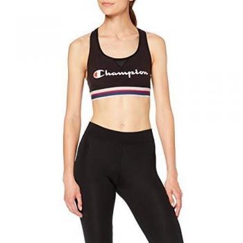 Champion The Authentic Bra Reggiseno, Nero (Noir 3am), Small Donna