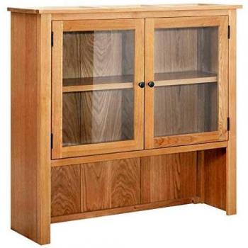 Massivholz Eiche Schreibtischaufsatz 110 x 33,5 x 105 cm