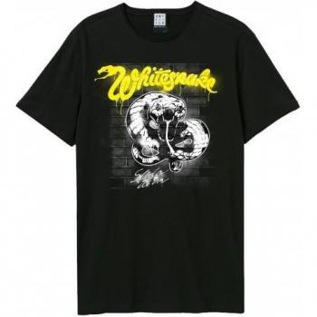 T-shirt unisex amplificata Graffiti Whitesnake