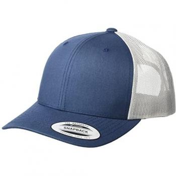 Casquette de camionneur Flexfit Retro Snapback – Noir-Coyote