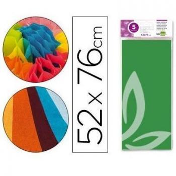 Papel Seda 18g Verde 52x76 cm