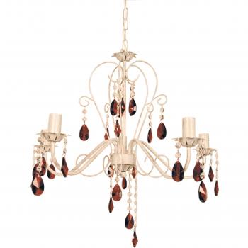 Lustre Chic TOSEL 60 cm avec PAMPILLES