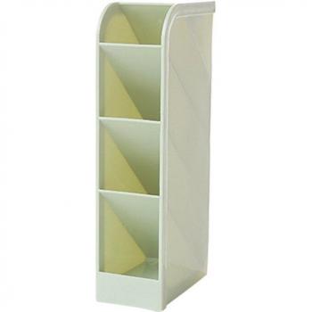 Creative Plastic Desk Organizer with 4 Sections