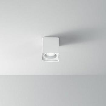Plafoniera Brick Bianco 6117 B in Alluminio