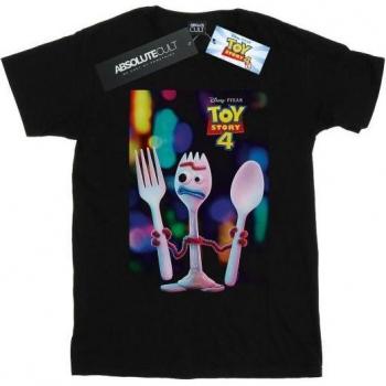 Disney Heren Toy Story 4 Forky T-shirt met poster