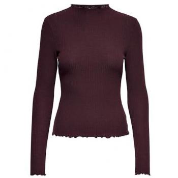Blusa Acanalada Roja Emma – Mujer Chic